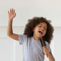 child singing